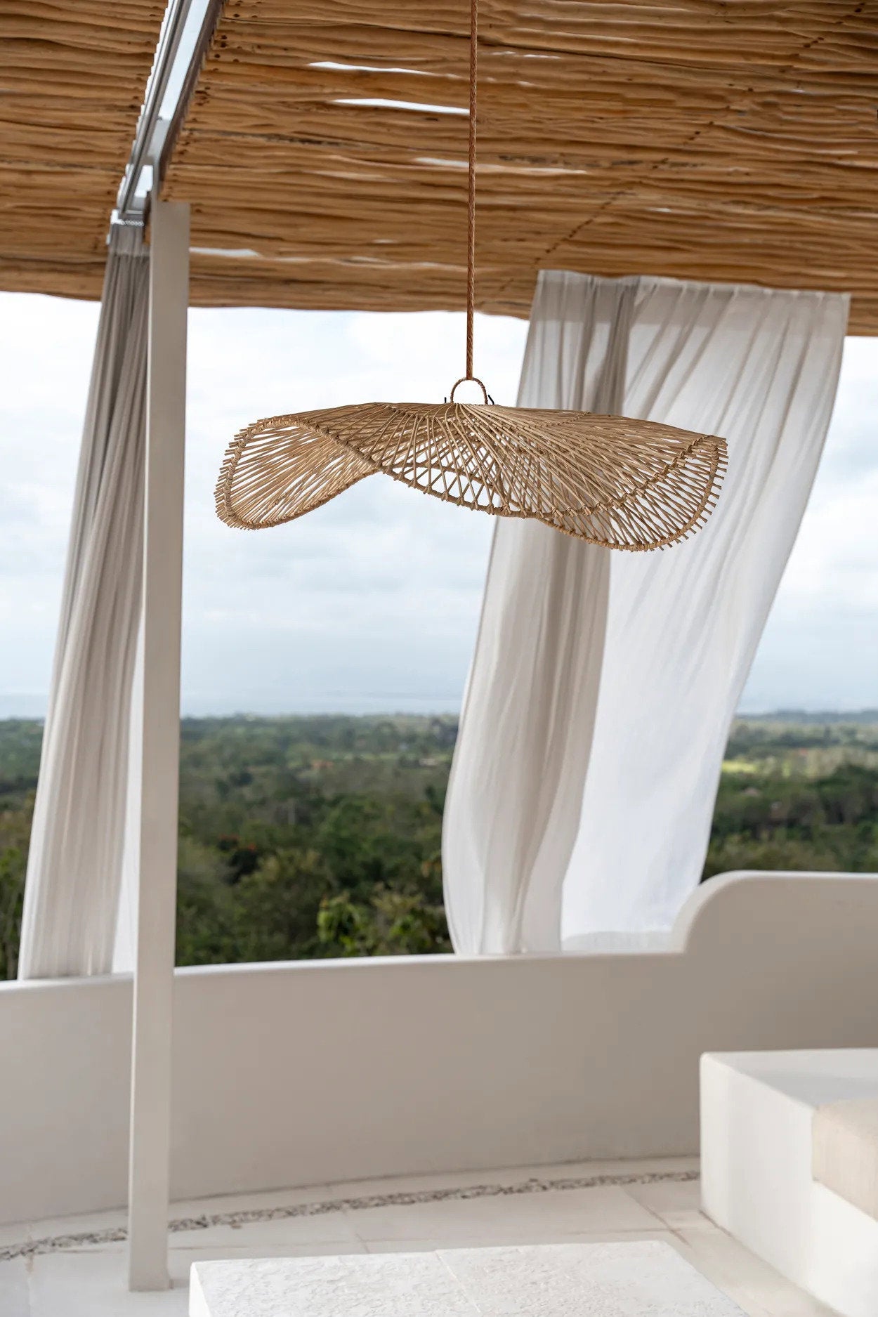 Le pendentif Chapeau - naturel - L