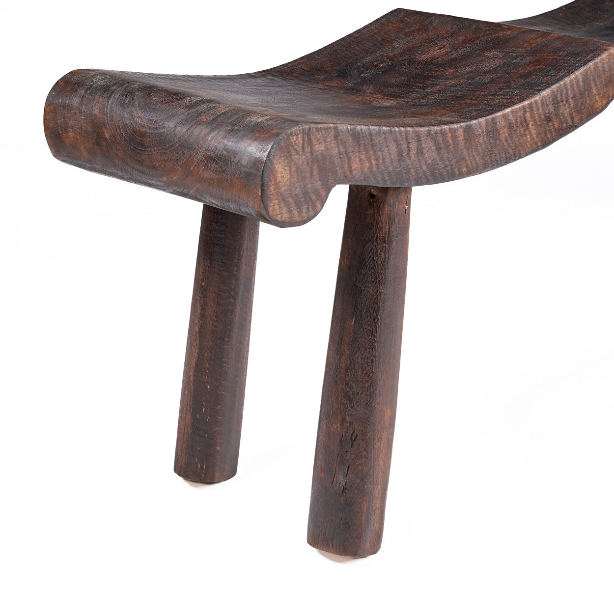 Banc Lombok Wave – Noyer foncé – M