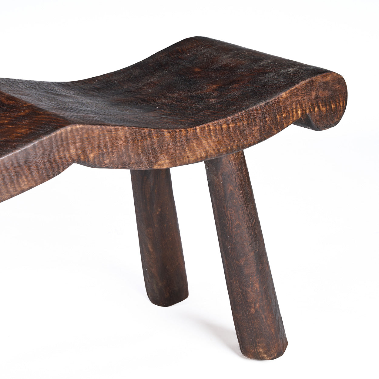 Banc Lombok Wave – Noyer foncé – M