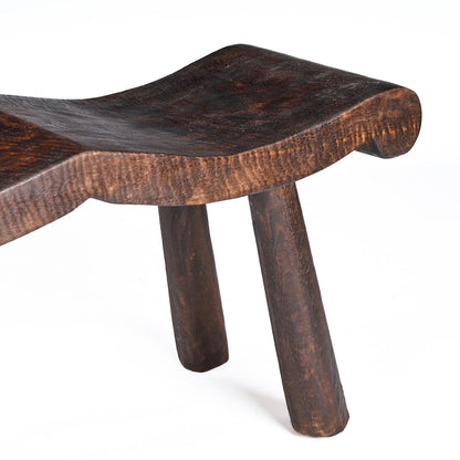 Banc Lombok Wave – Noyer foncé – M