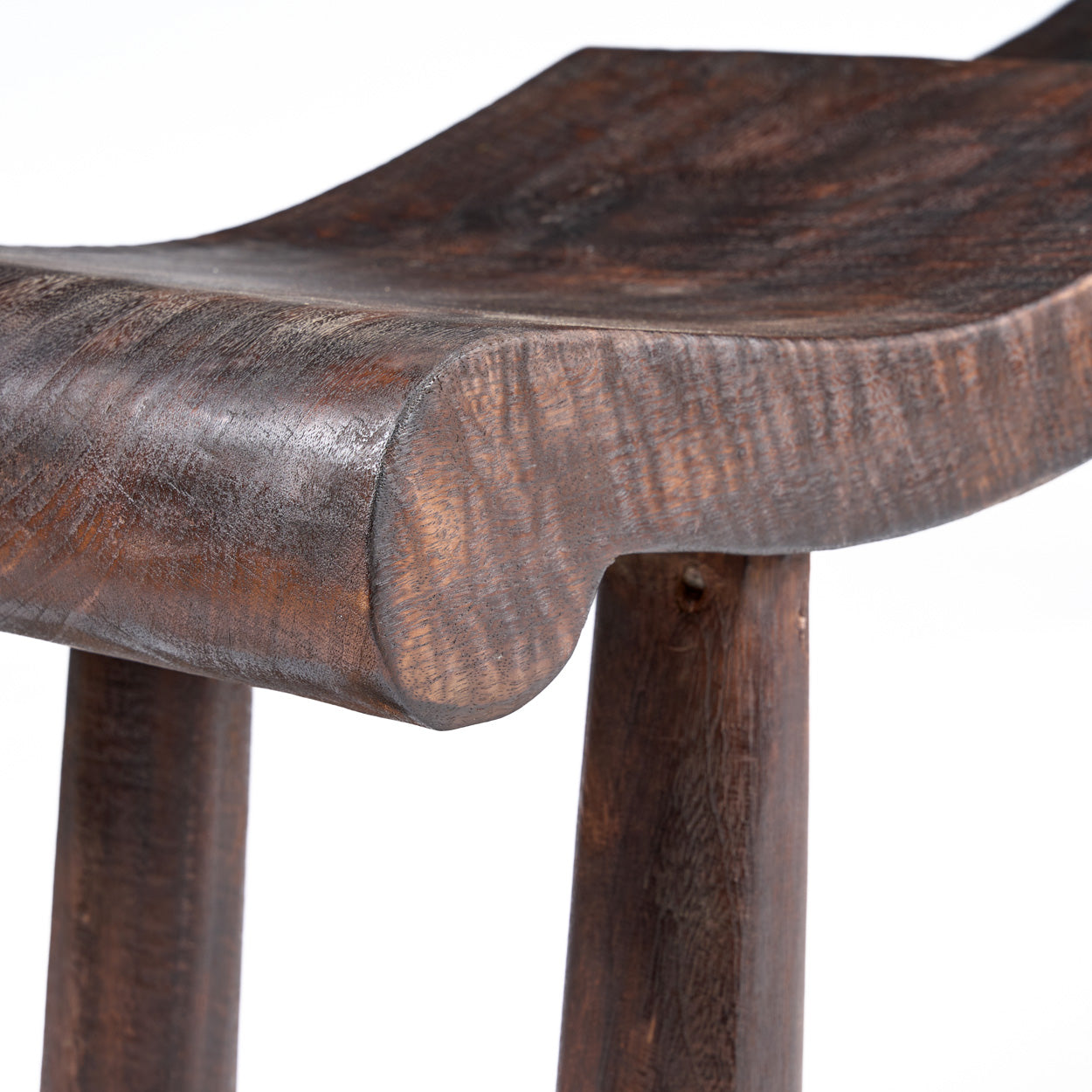 Banc Lombok Wave – Noyer foncé – M