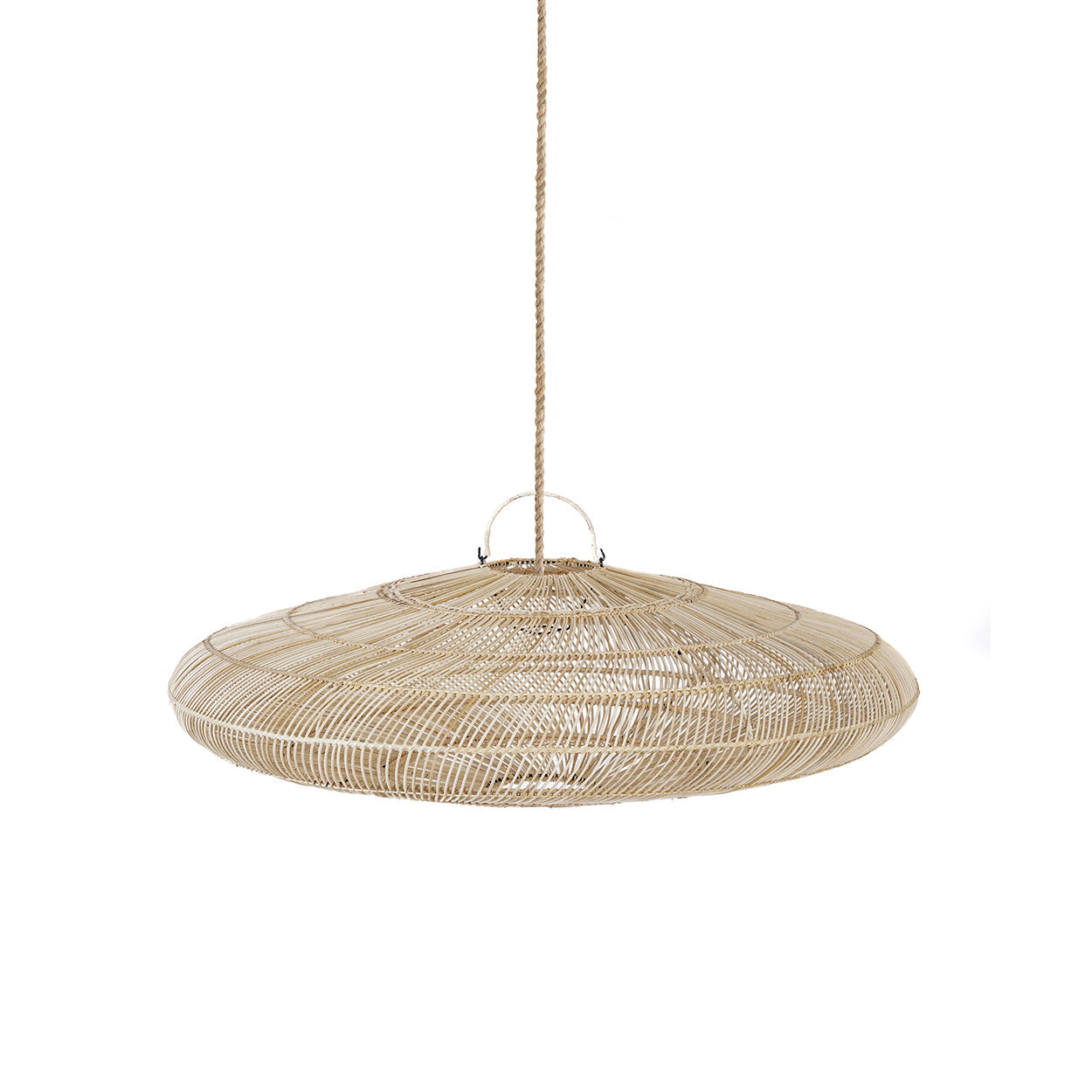 Le pendentif Macaron - naturel - L