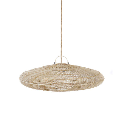 Le pendentif Macaron - naturel - L