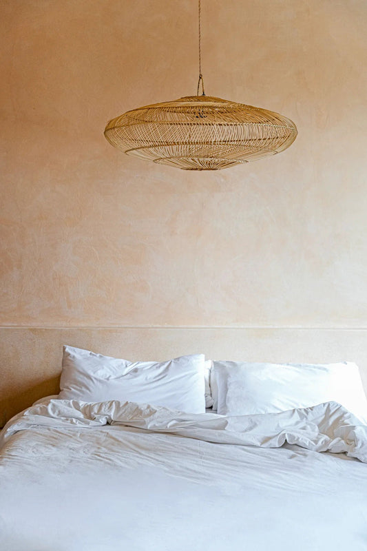 Le pendentif Macaron - naturel - L