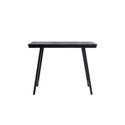 Table haute Chevron – Noire – 140 cm