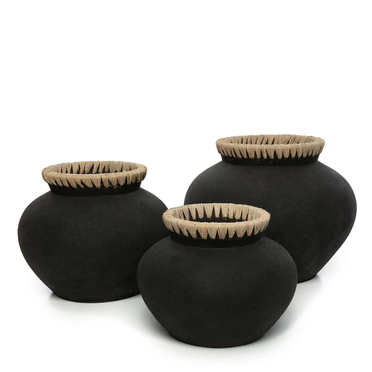 Vase Styly – Noir naturel – L