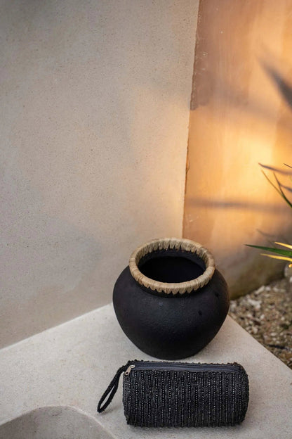Vase Styly – Noir naturel – S