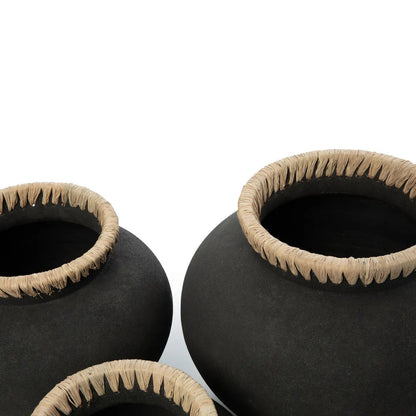 Vase Styly – Noir naturel – S