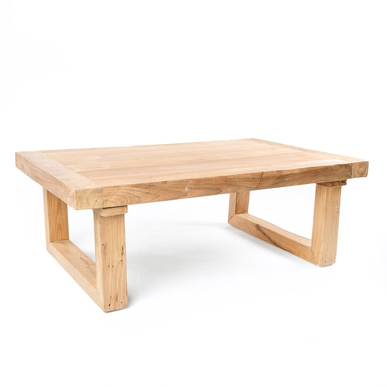 Table basse en teck récupéré – Naturel