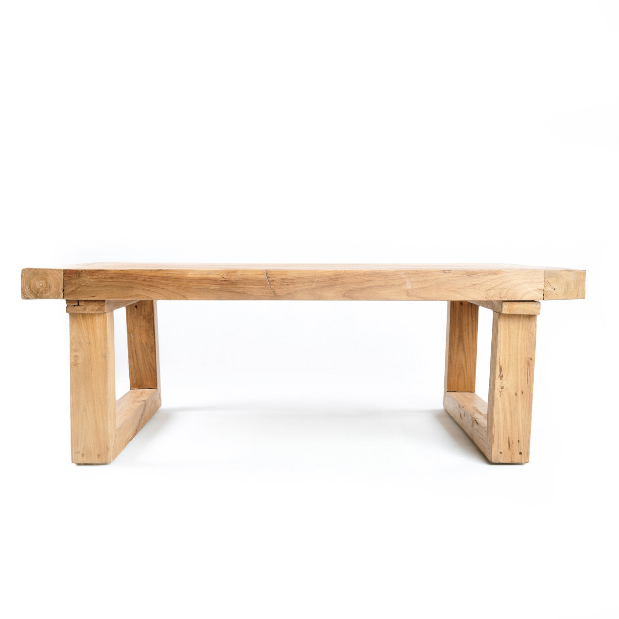 Table basse en teck récupéré – Naturel