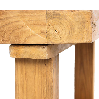 Table basse en teck récupéré – Naturel
