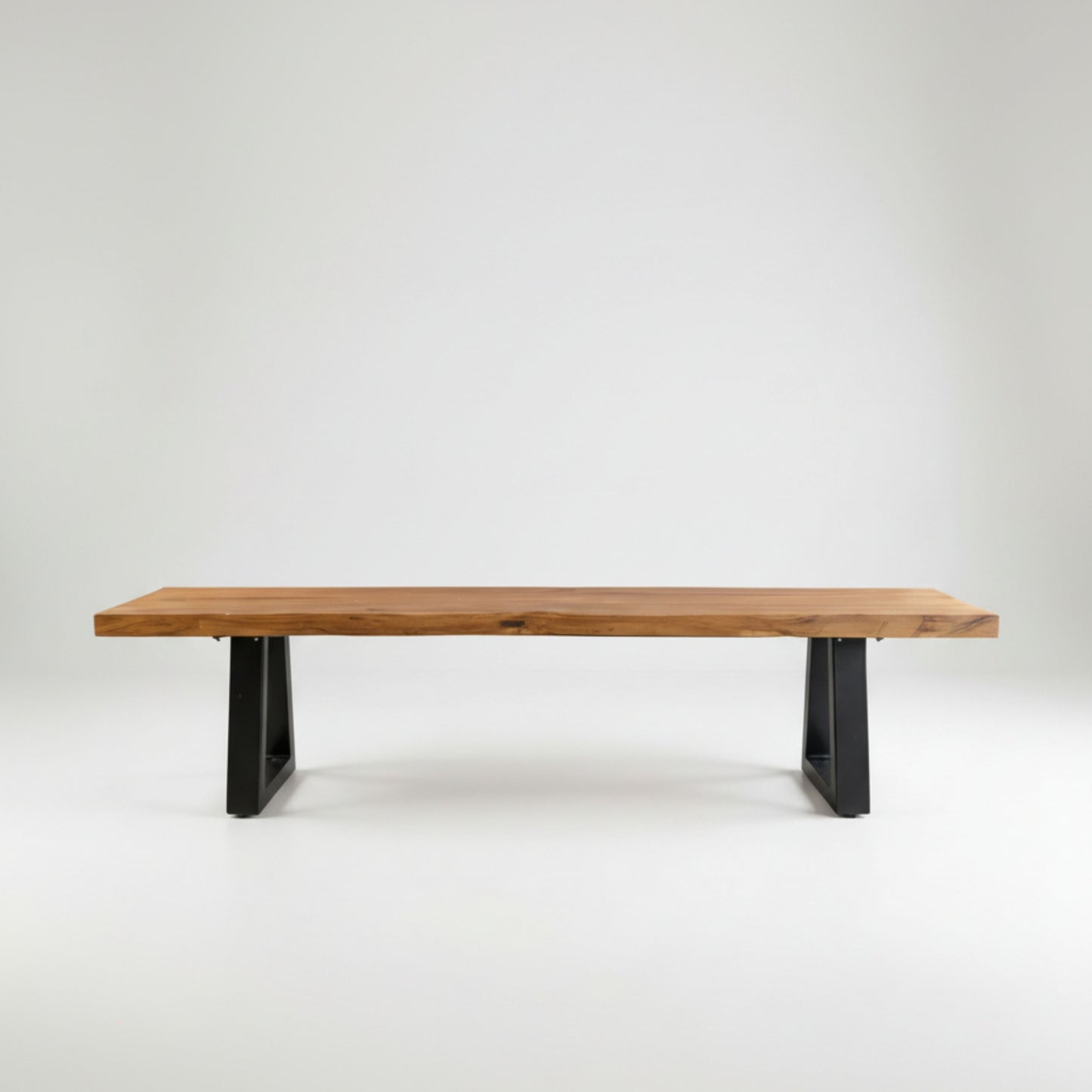 Banc en teck et fer – Naturel – 280 cm