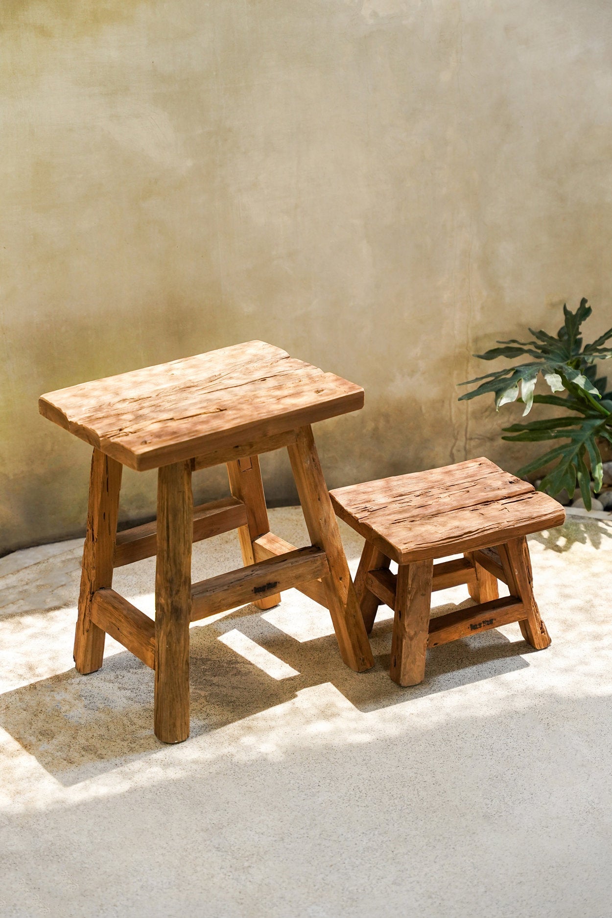 Tabouret Yoke - naturel - L