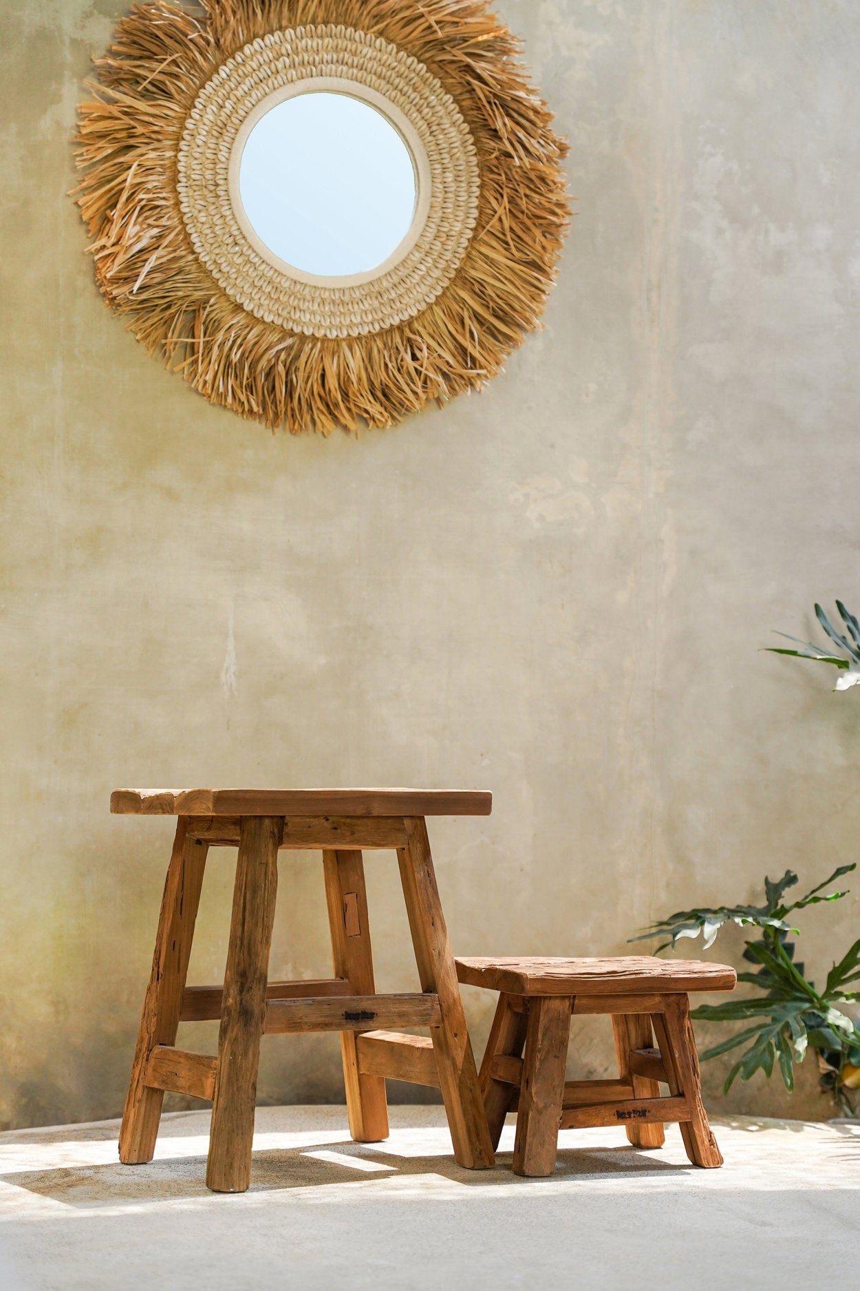 Tabouret Yoke – Naturel – S