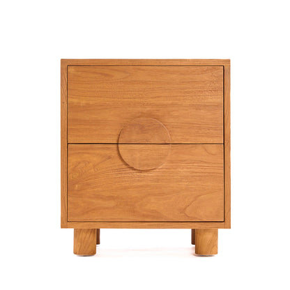 Table de chevet Eclipse – Teck naturel