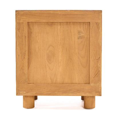 Table de chevet Eclipse – Teck naturel
