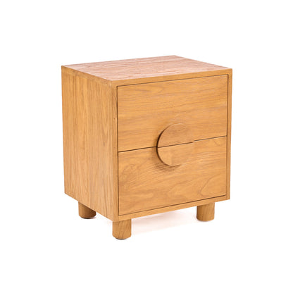 Table de chevet Eclipse – Teck naturel