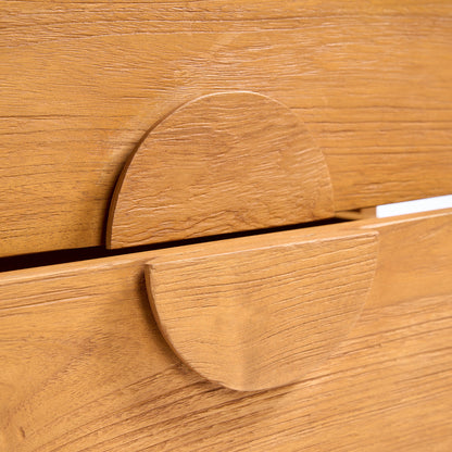 Table de chevet Eclipse – Teck naturel